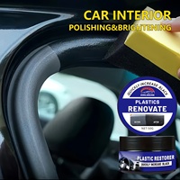 Car Plastic Restorer - Repair Cracks, Restore Elasticity, Anti-Fade & Waterproof Formula for Dashboard, Trim & Interior Care