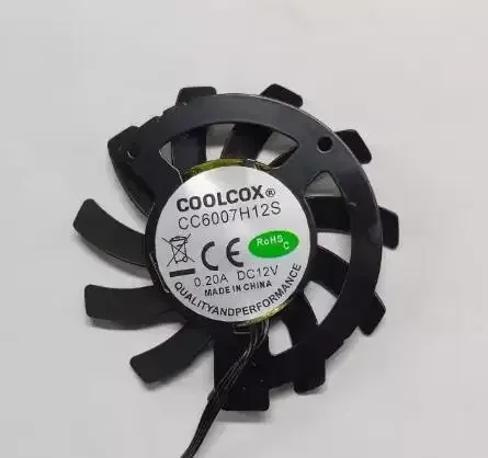 NEW FAN FOR COOLCOX CC6007H12S Mechanical Revolution Unbounded S-2331 mini host cooling fan