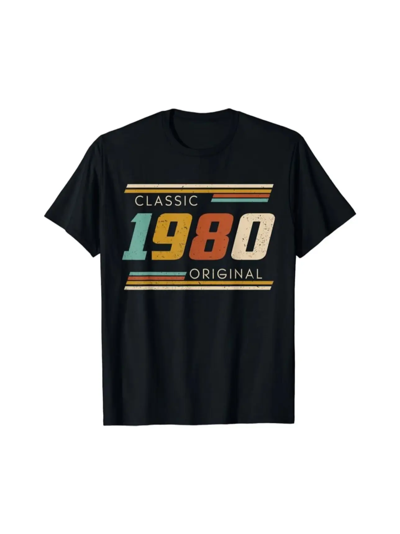 Men Vintage The Best Birthday Gifts Old 43th Birthday T Shirt Summer 43 Year Classic 1980 Limited Edition T-Shirt 77899