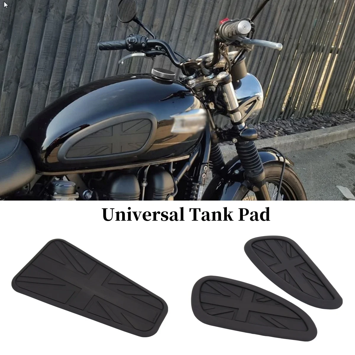 

Универсальные противоскользящие накладки на топливный бак для мотоцикла, газовая наколенница, тяговая наклейка на бак, боковая защитная наклейка для Triumph T100 T120