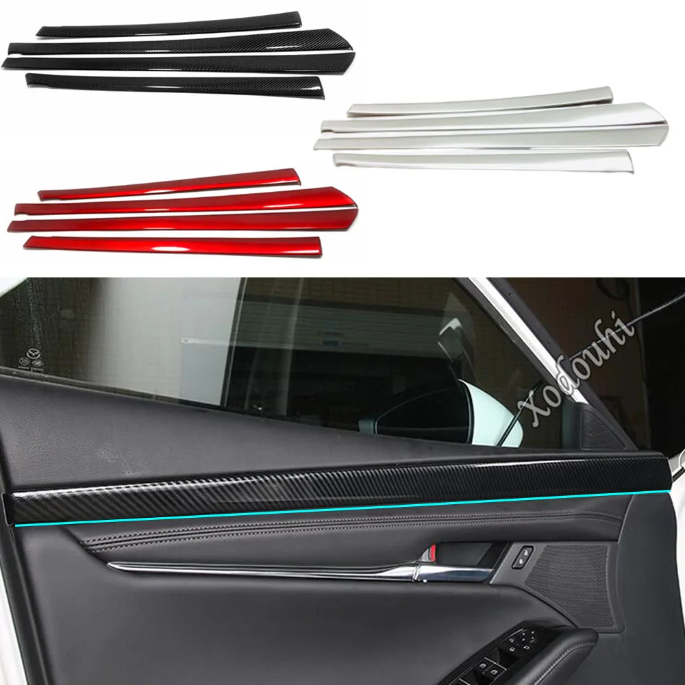 For Mazda 3 Mazda3 Axela M3 2019 2020 2021 2022 Car Stick Trim Cover Door Frame Trim Panel Handrail Lift Handle Bowl Armrest