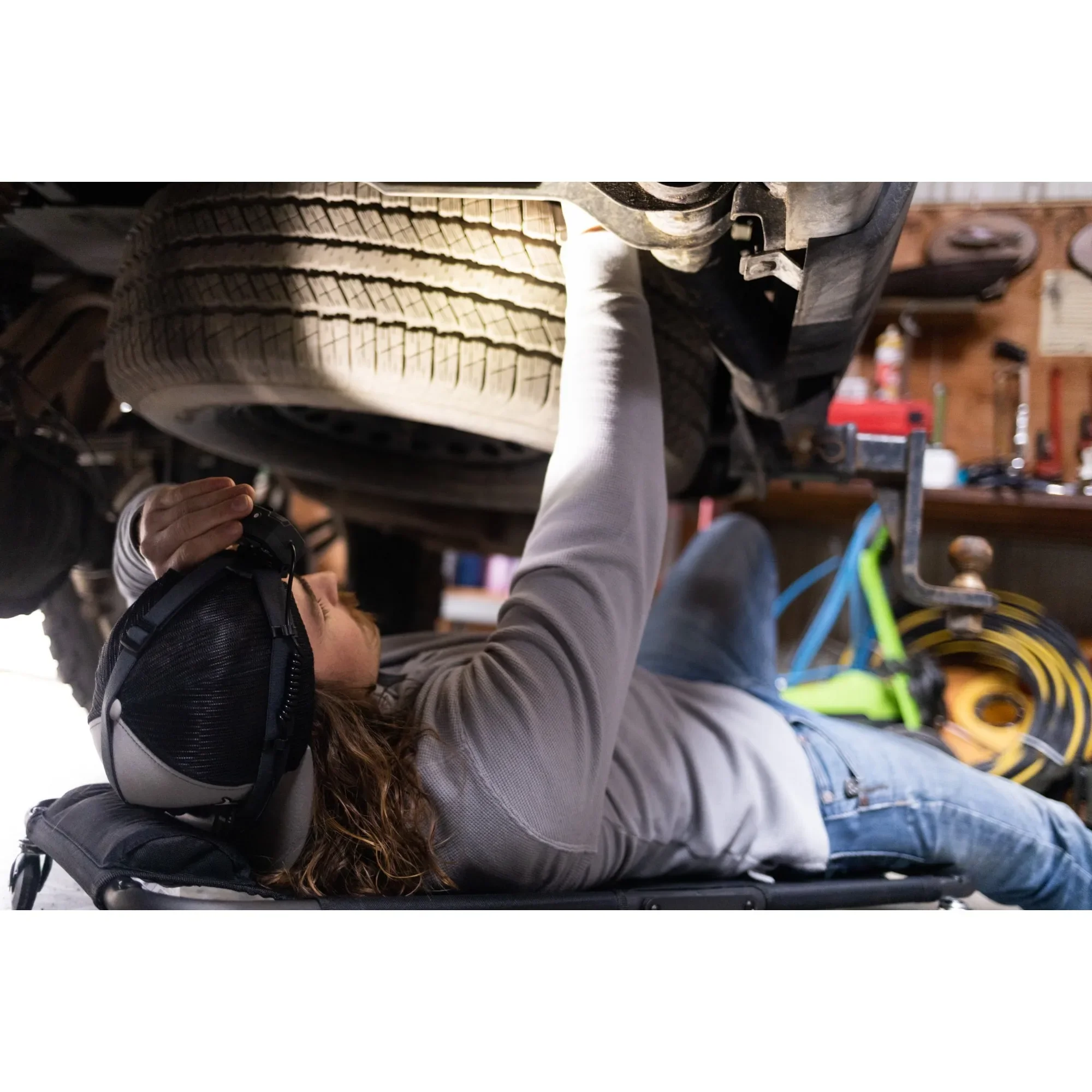 Oplaadbare LED-koplamp, IP54 weerbestendig, valbestendig, bewegingsgeactiveerd, 680 lumen