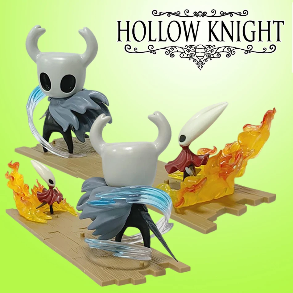 2 pçs/set novo oco knght silksong brinquedos anime jogo figura o cavaleiro figura de ação hornet/seth estatueta modelo colecionável boneca
