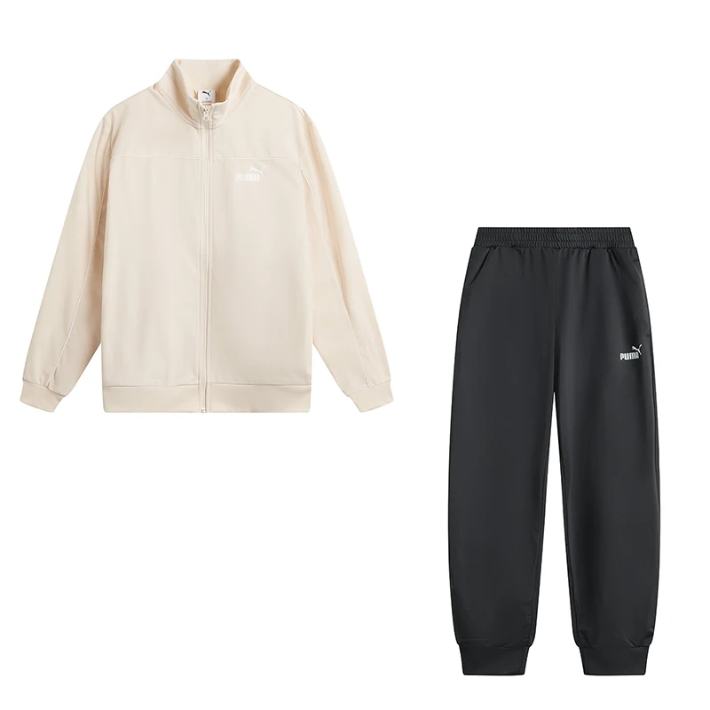 

Puma Beige Spring and Autumn Sportswear Suit Casual Suit Men's and Women's Clothing 68765387