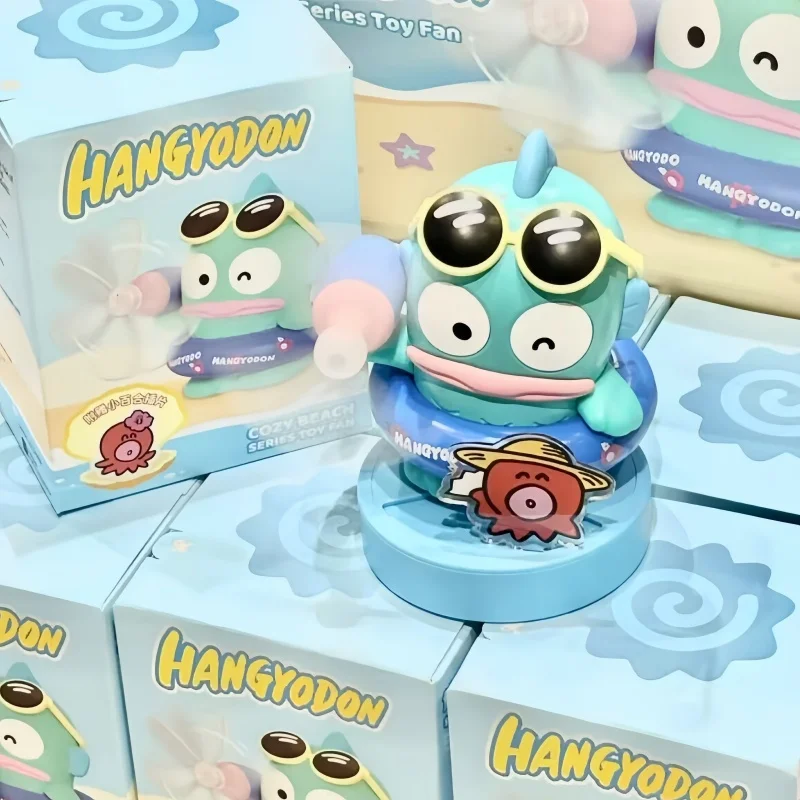 

Hot 2024 New Rechargeable Clown Fish Comfortable Beach Series Desktop Fan Hangyodon Cute Cartoon Authentic Office Fan Gift