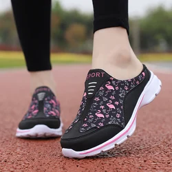 Breathable Light Women Mules New Casual Half Slippers Outdoor Flats Zapatos De Mujer Plus Size Quality Shoes for Woman Slippers