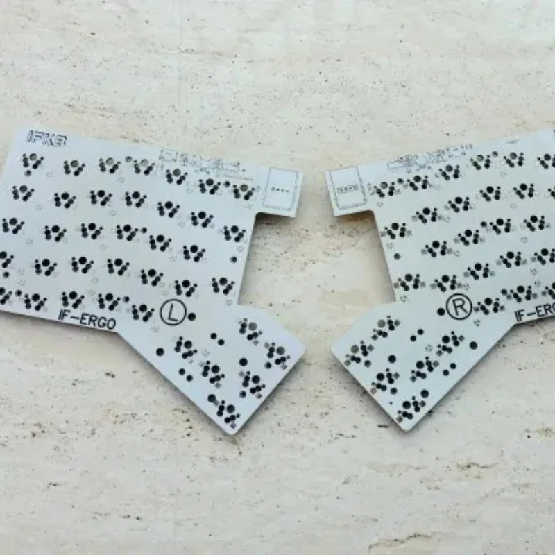 If-ergo مجموعة لوحة المفاتيح اللاسلكية 2.4g IFKB Ergo Hotswap Ergodox Vial قابلة للبرمجة مخصصة بيئة العمل سبليت لوحات المفاتيح لتقوم بها بنفسك عدة