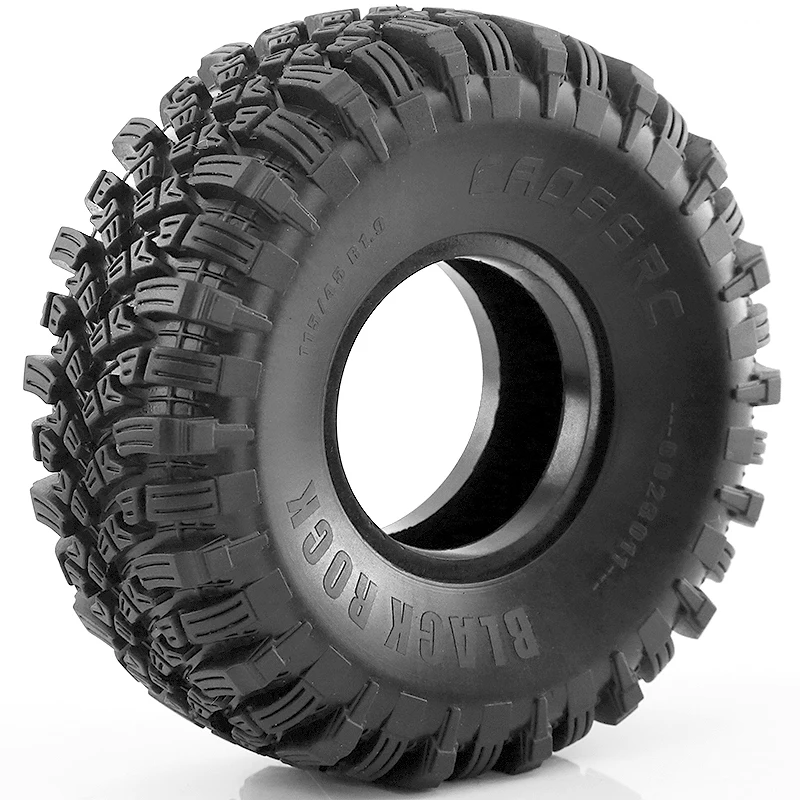 1.9 RC Crawler Tires OD 115mm With Foam Insert For 1:10 Crawler Car Traxxas TRX4 Axial SCX10 II RC4WD D90 TF2 Tamiya CC01 Gen8