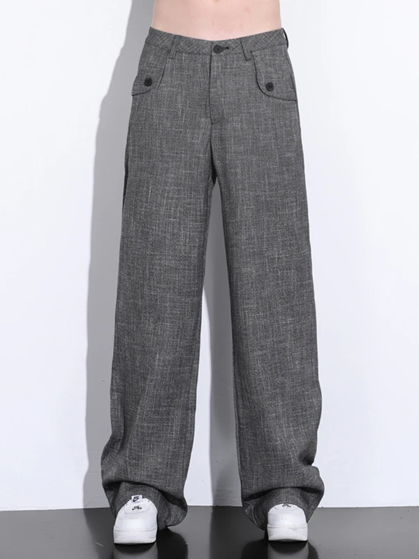 

Loose Straight Leg Men's Casual Pants American Retro High Street Sle Spring Autumn New Arrival Faionable Youth Active Wear