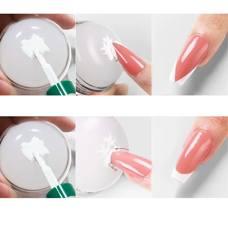 1 pc nova arte do prego diy silicone carimbando ferramenta de arte do prego selos de unhas franceses