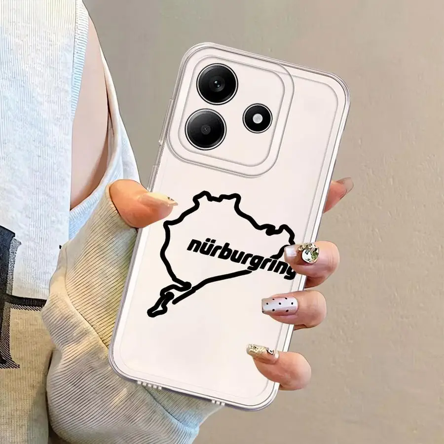 الفاخرة نوربورغرينغ الرياضة سباق كول لينة غطاء الهاتف الحال بالنسبة ل Xiaomi Redmi ملاحظة 11 13C 14 برو زائد 13 10S 14C A4 12 11S 9 9S