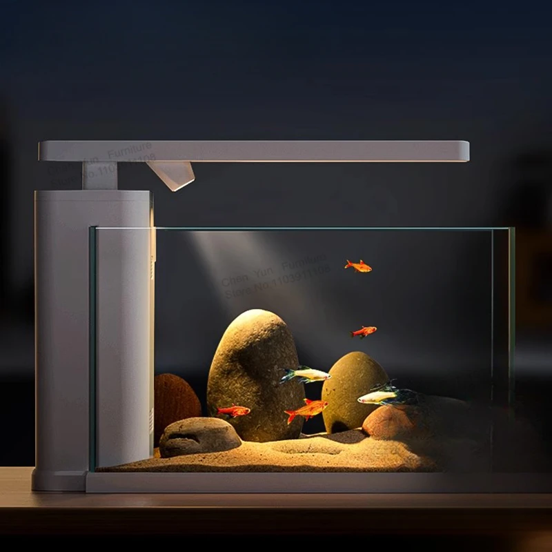 Corporation Desktop Fish Tank Decoration Aquatic Pet Supplies Filtration Cobble Fish Tank Landscaping Aquarium Pour Aquarium