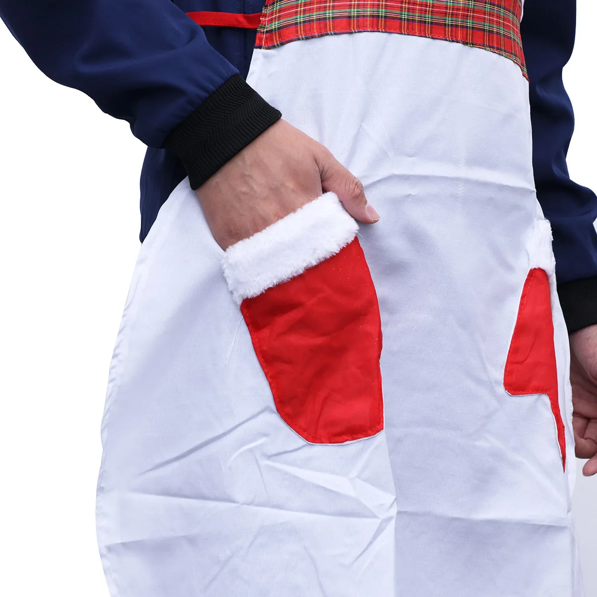 

Snowman Apron White Wear Resistant Comfortable Home Kitchen Cooking Baking Xmas Gift For Adult Store Use Creative