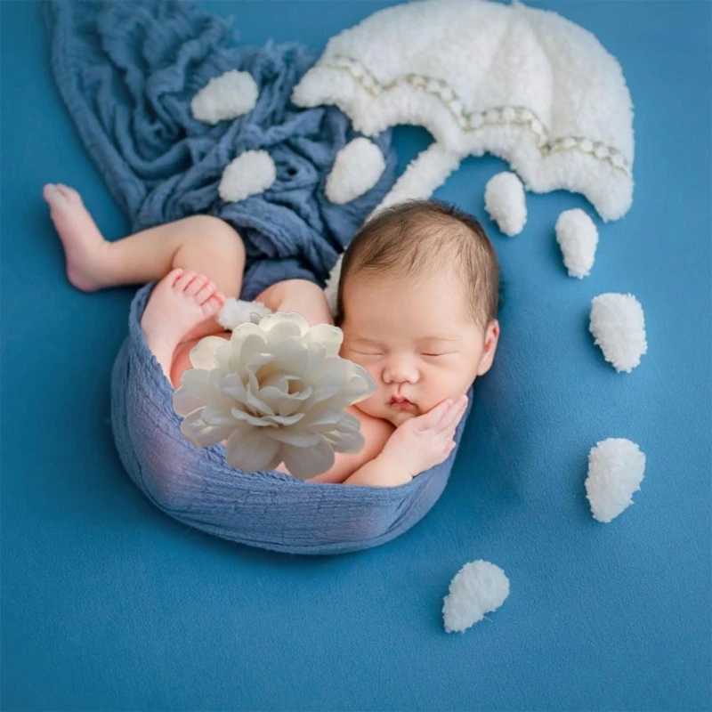 

Photography Props for Baby Umbrella Cloud Raindrop Props Set Newborn Photo Posing Backdrop Photo Decoration Shower Decor