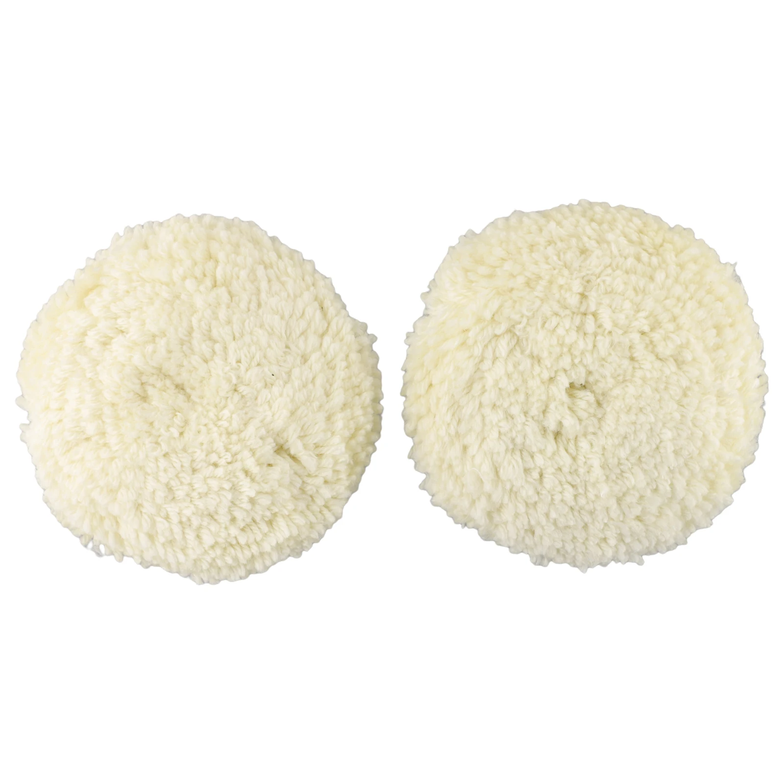 2PCS 180mm Grinding Polishing Bonnet Pad Soft Wool Pad For Electric Grinding Machines Polishing Wood Furniture Car