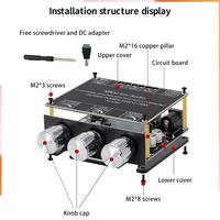 A92Z 2X XY-E30H 2.1 Channel Bluetooth Audio Power Amplifier Board Module High And Low Bass Subwoofer App