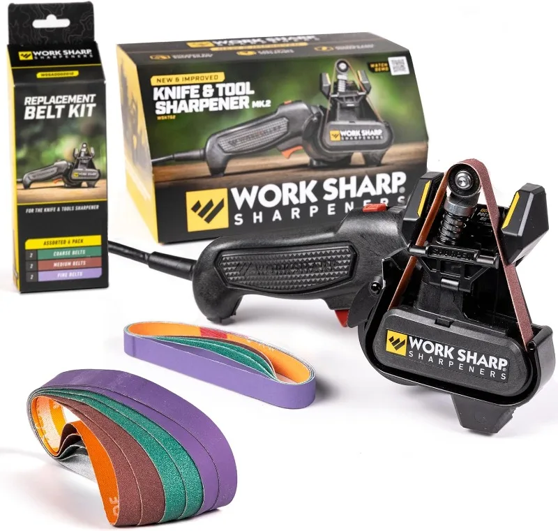 تعمل سكينًا حادًا ومبراة أدوات مع أحزمة بديلة إضافية #1