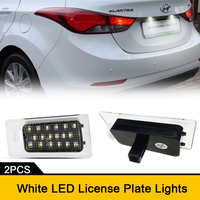 2x Car Tail Gate LED License Plate Lights Canbus No Error For Kia Ceed 3 Wagon Cerato MK3 Forte MK2 K3 Seltos Hyundai Elantra MD