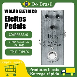 IRIN AN-06 Dyna Compressor Electric Guitar Effect Pedal Compression Classic Rose Line Effect True Bypass Pedal Guitarra Parts