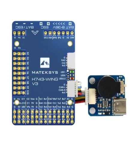 Matek H743-WING V3 FC Built in OSD BEC Current Sensor Betaflight or Inav Configurator for RC FPV Airplane Fixed Wing s
