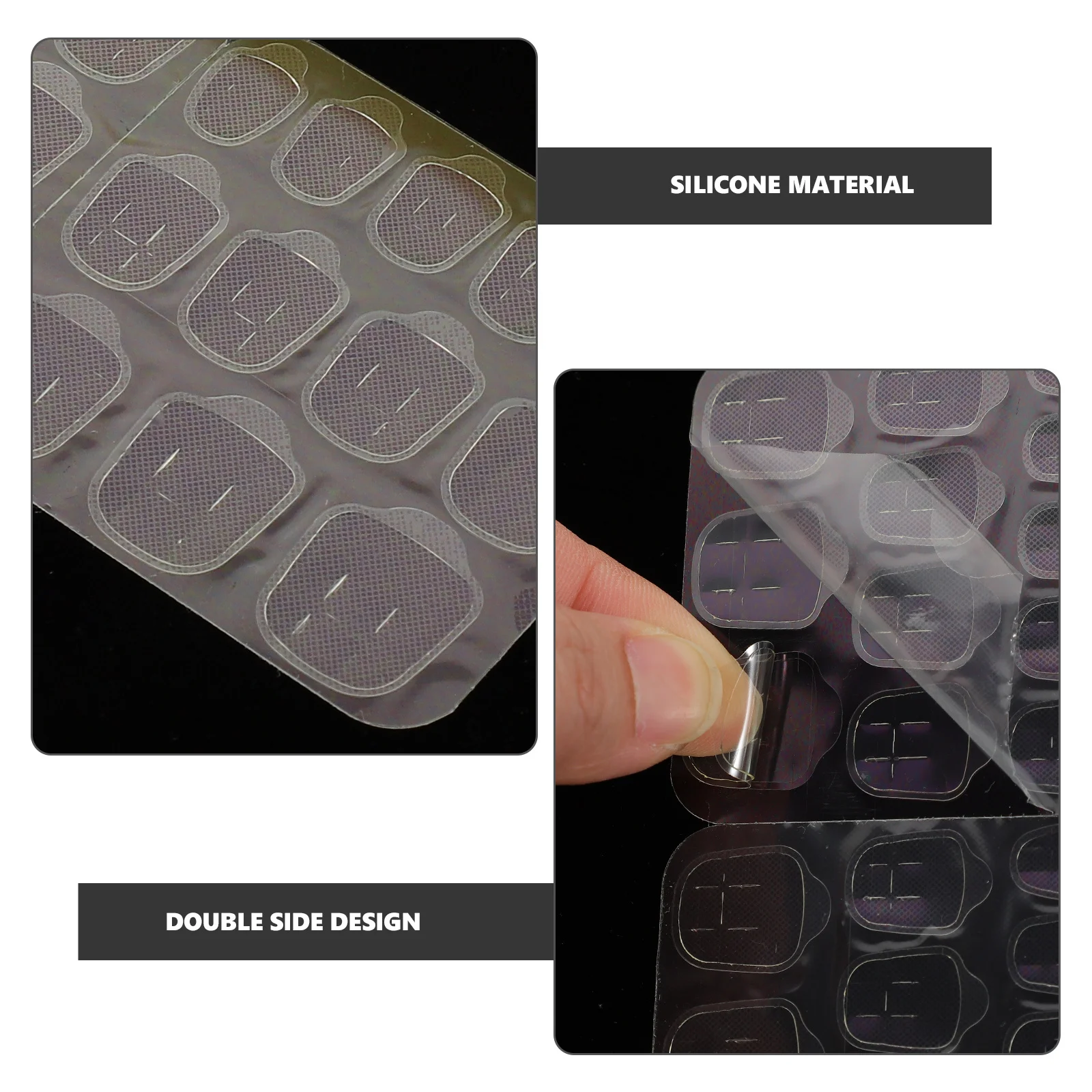 

50 Sheets Nail Adhesive Tabs Strong Double Side Glue for Press on False Nails Girls Women Nail Adhesive Tabs Glue for Nails