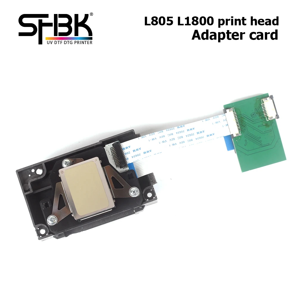 Money saving set: L805 New Print Head + Adapter Card Kit, For Epson L1800 And R1390 DTF, UV Printers
