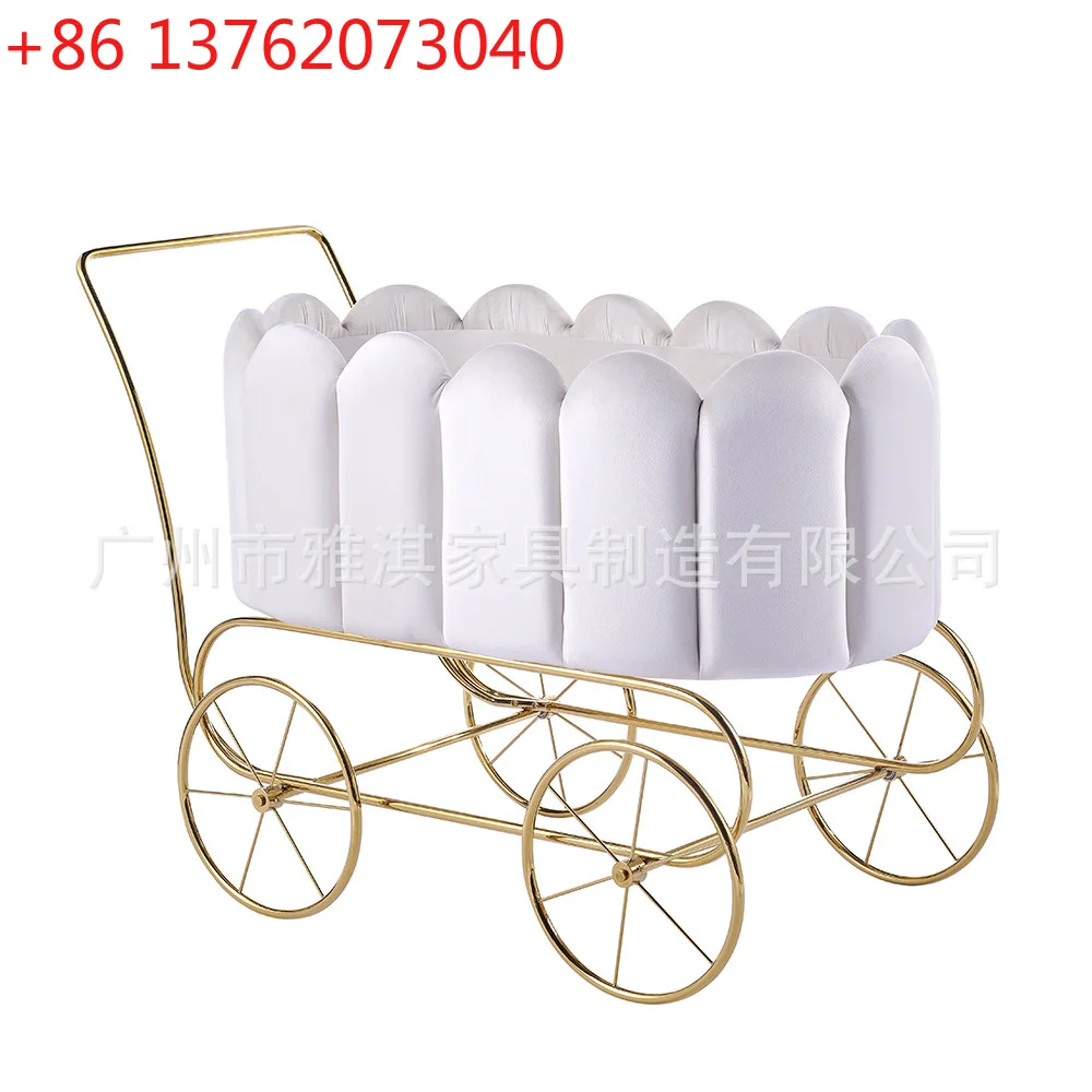 

Съемная кроватка для новорожденных. Стильная детская коляска. Без краски.