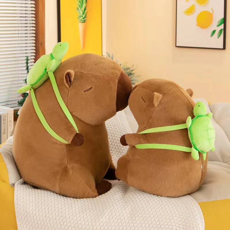 Capybara Plush Simulation Capibara Anime Fluffty Toy Kawaii Plushie Cute Doll Stuffed Animals Soft Doll Plush Gift Kid Toys