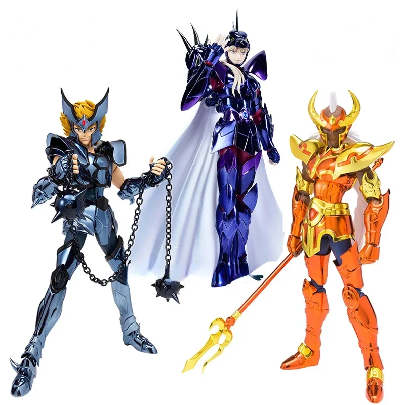 Em estoque bandai saint seiya anime personagem saint pano mito ex krishna danta siegfried figura de ação brinquedo presente das crianças