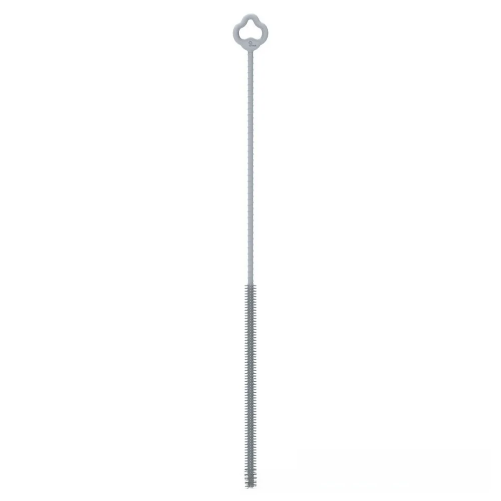 34cm Extended Version Silicone Straw Brush Long Handle Soft Bristle Straw Cleaning Brush Hanging Loop Extra Long Brush