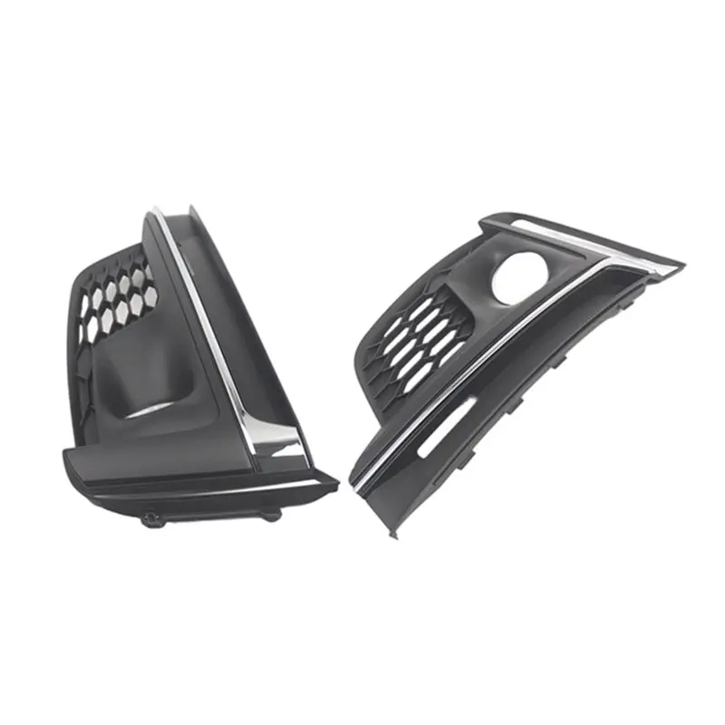 For A5 S5 S-Line 2017-2019 Fog Light Cover Bezel Front Bumper Lower Grille ACC Hole Part Numbers 8W6807681F 8W6807682F