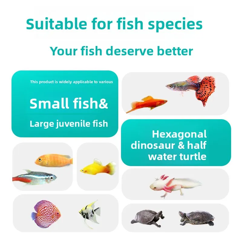 DONGYUJIANG Freeze-Dried Bloodworms,Protein Fish&Turtle Food for Tropical Fish,Axolotl,Goldfish,Guppies,Enhances Color&Growth