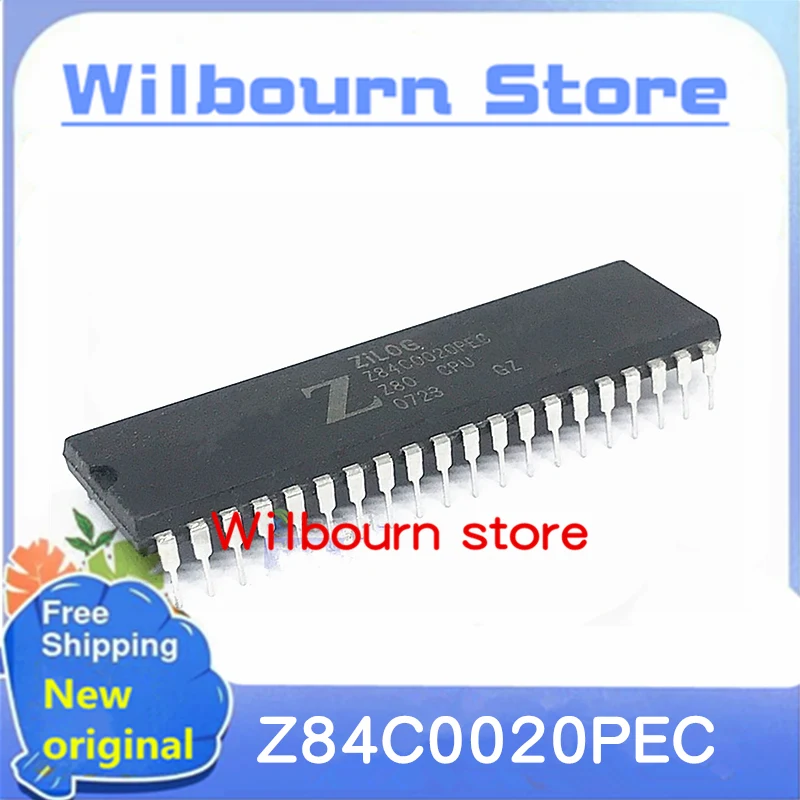 5PCS~10PCS/LOT Z84C0020PEC Z84C0020 84C0020 DIP40 Z80 CPU Z80 CPU  New original