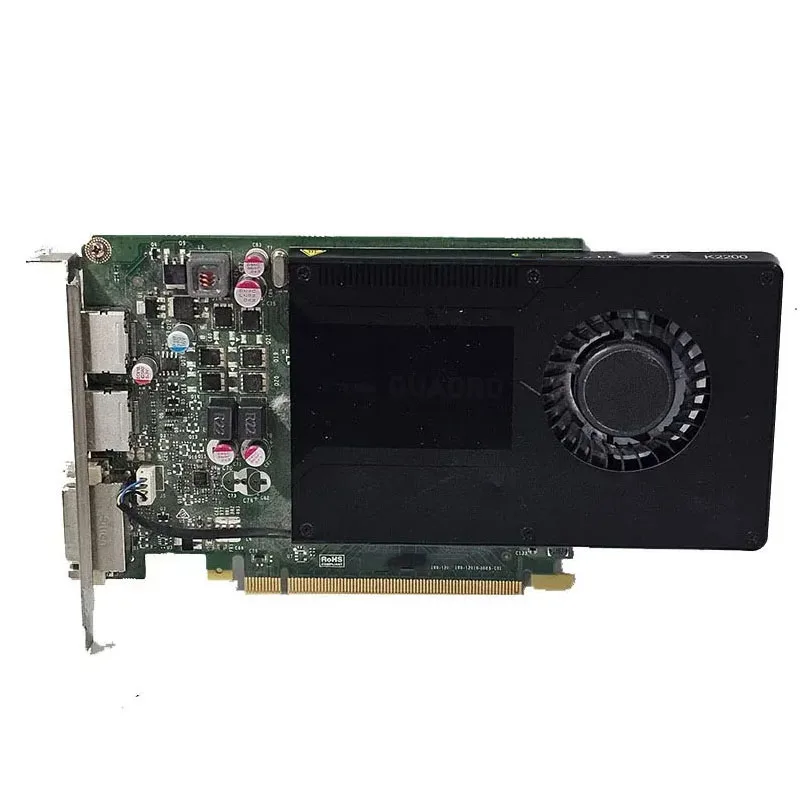 Used Graphics Card VCQK2200-PB 4GB GDDR5 For NVIDIA Quadro K2200
