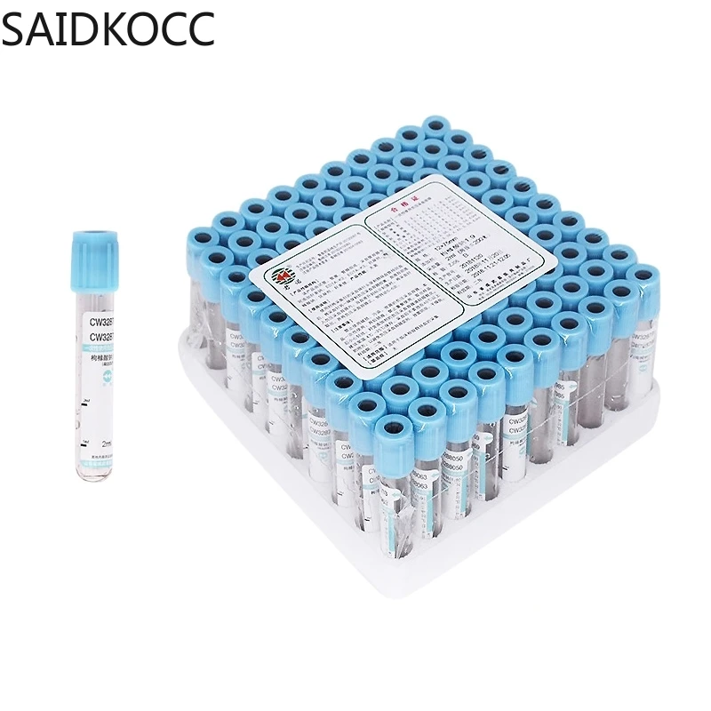 Disposable negative pressure vacuum tube Sodium citrate citrate 1:9 blue cap 10ml