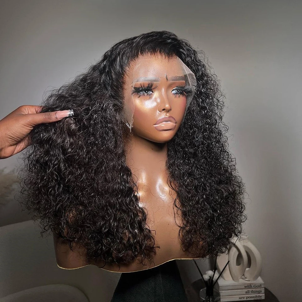 Raw Indian Bob Wig Jerry Curly Wave Natural Human Hair Glueless Wigs 13x6 HD Lace Frontal Burmese Curly Short Lace Front Wig