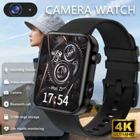 2025 nuevo reloj inteligente hombres mujeres cámara tomar fotos grabar vídeo Monitor de salud deportes Fitness impermeable BT llamada Smartwatch