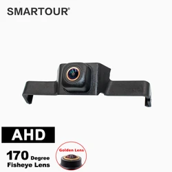 SMARTOUR-Caméra de vue de face de voiture étanche pour Toyota, AHD, CCD, vision nocturne, logo, image positive, avant, or, RAV4, XA50, 2020