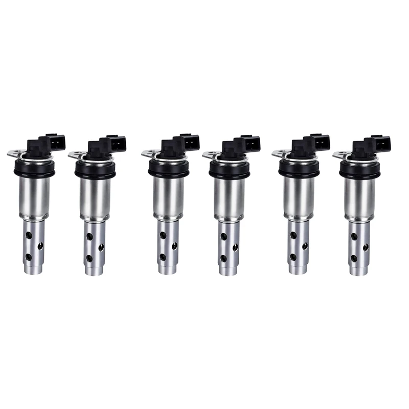 ABGR-6Pcs VVT الملف اللولبي صمام التحكم لسيارات BMW 1 Series 135I 328I 335I 525I X3 X5 128I 328I N51 N52 N54 3.0L 11367585425