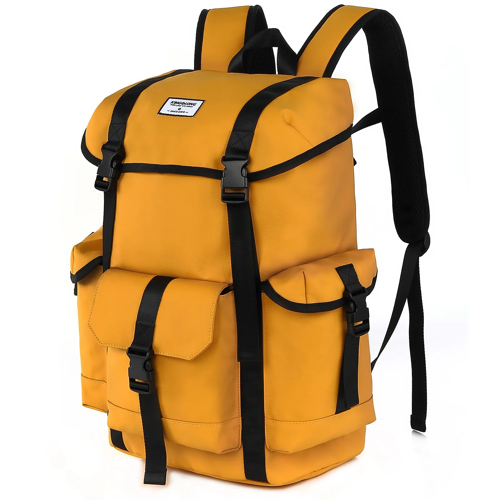 Mochila de acampamento impermeável para homens, bolsa de viagem ao ar livre, sacos esportivos unisex, mochilas de escalada, grande capacidade, caminhadas, 18"