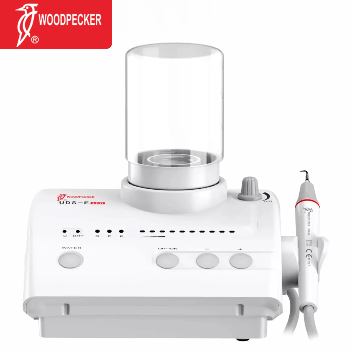 Woodpecker UDS-E LED Ultraschall-Scaler für die Zahnmedizin mit automatischer Wasserversorgung, Zahnsteinentferner