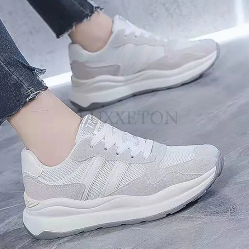 Mesh Breathable Thick Sole Soft and Comfortable Sports Dad Shoes Casual and Fashionable Versatile Non Slip Women Shoes