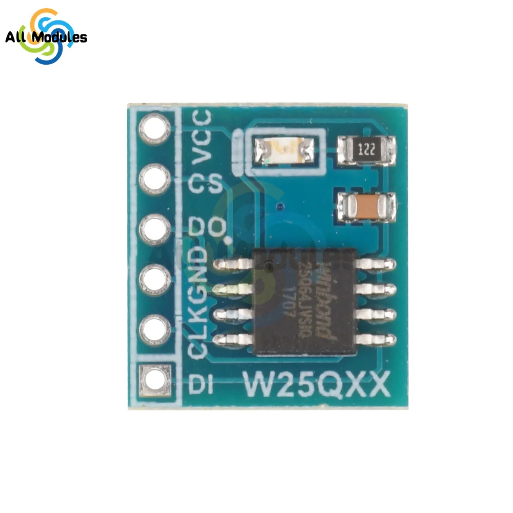 4MByte 8MByte 16MByte Large Capacity FLASH Storage Module W25Q32 W25Q64 W25Q128 SPI Interface BV FV STM32 Code