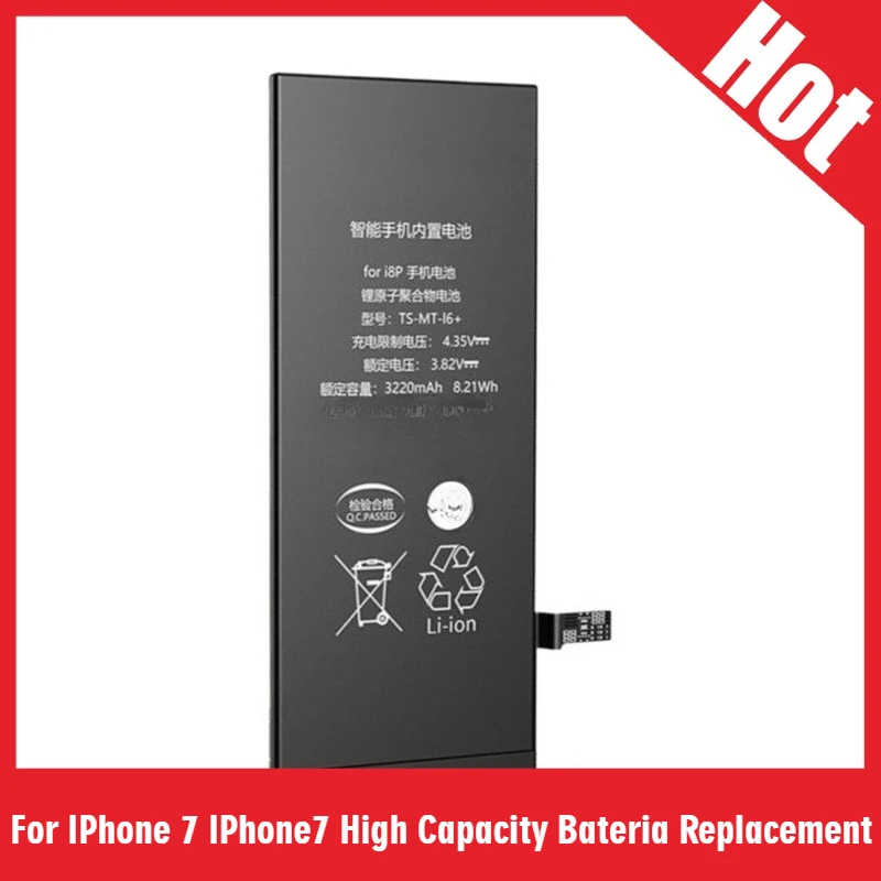 

New Phone Replacement battery 1960mAh For IPhone 7 IPhone7 High Capacity Bateria Replacement