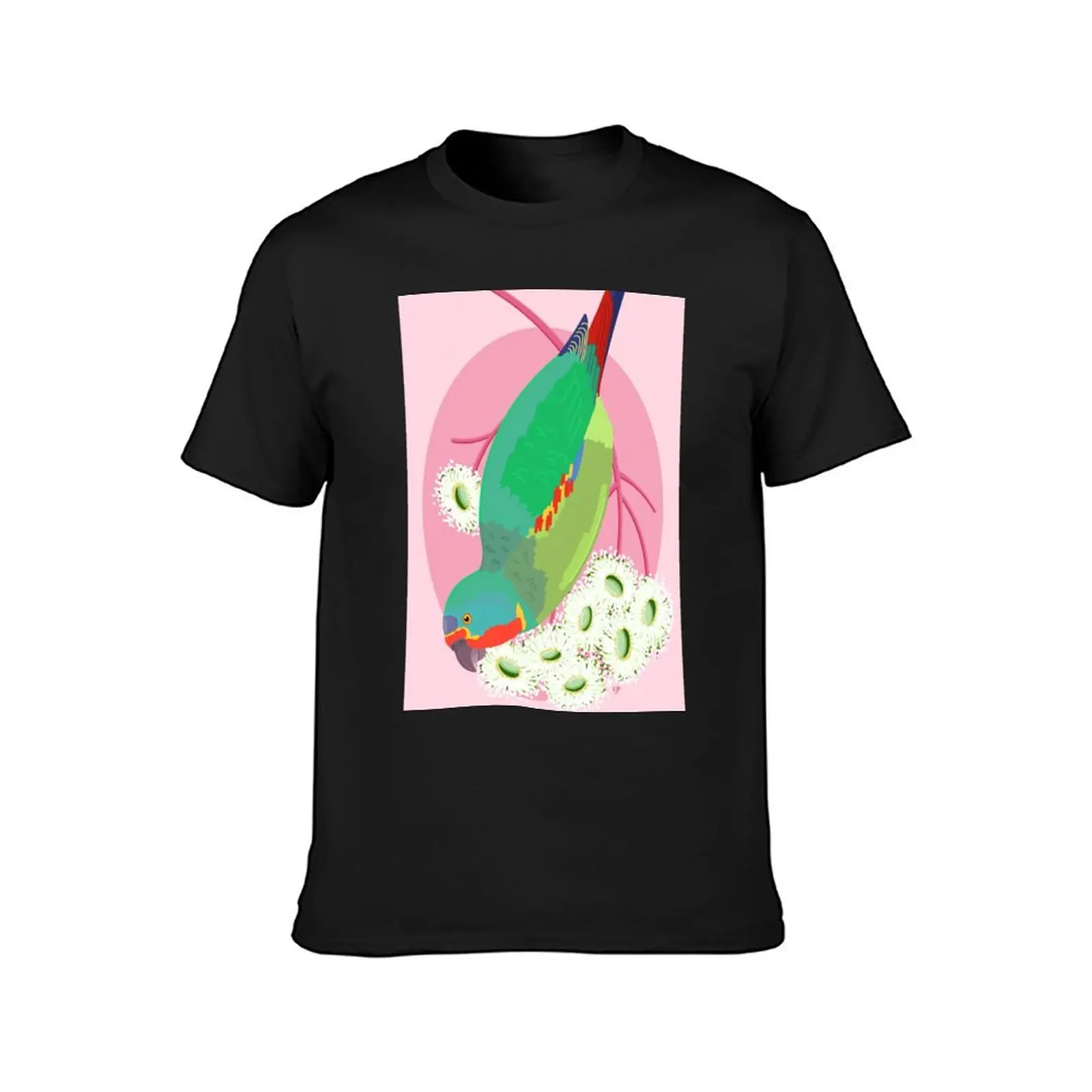 P is for possibly the fastest parrot T-Shirt oversized anime clothes plus size tops t shirts for men graphic