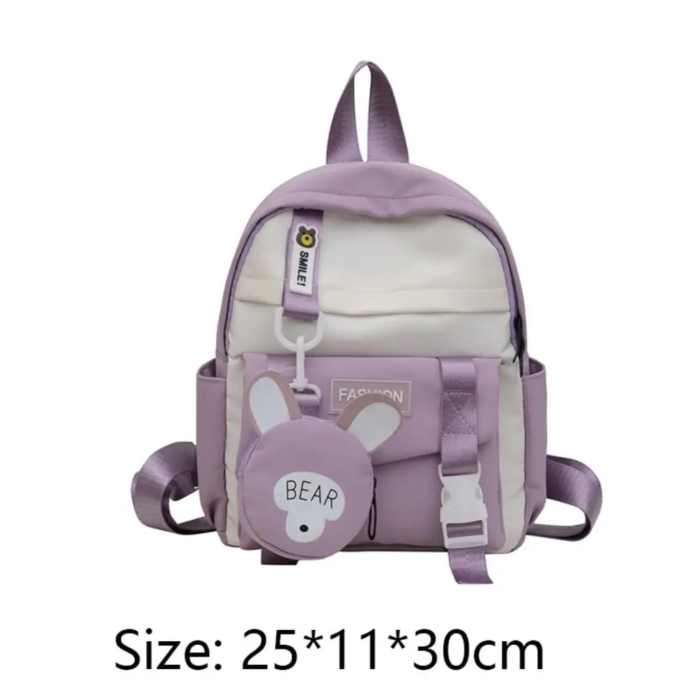 حقيبة ظهر ذات أكتاف ذات سعة كبيرة My Melody Cinnamoroll Kuromi حقيبة مدرسية كاجوال متعددة الاستخدامات للأطفال بحزام قابل للتعديل حقيبة ظهر للسفر