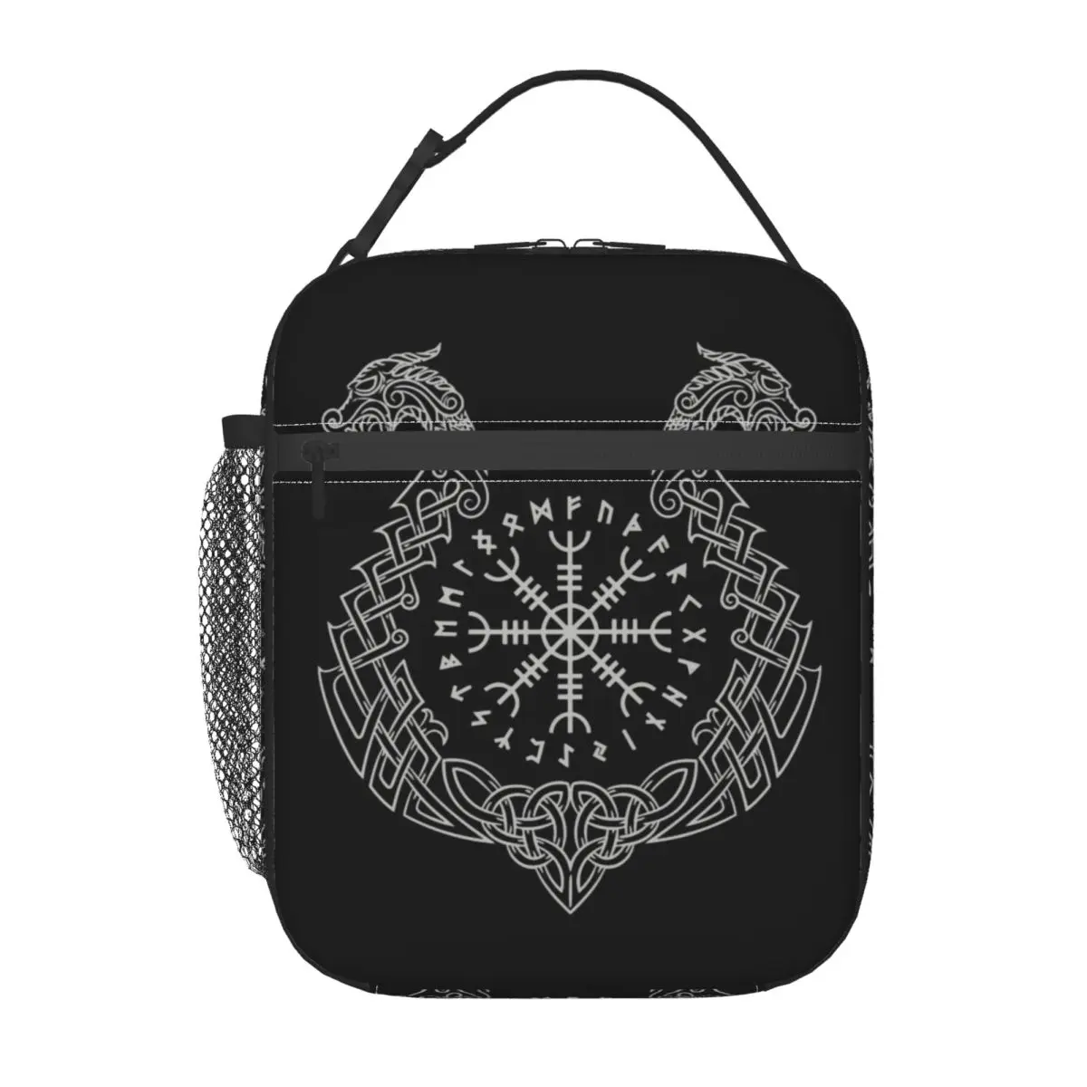 Sac à déjeuner Viking personnalisé pour hommes et femmes, boîte à déjeuner isolée avec refroidisseur thermique pour le bureau des adultes