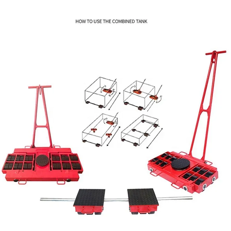 Combined type Cargo Trolley Manual Truck Thickened Crawler Transport Tank Quality Pallet Trolley Tank Vehicle