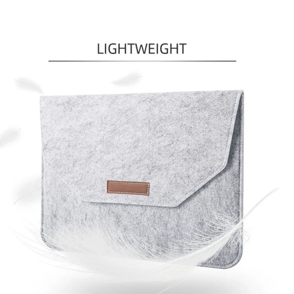 Felt Laptop Bag 11 12 13 14 15 Inch Waterproof Notebook Case Sleeve for Macbook Air Pro Huawei Honor 14inch Handbag Briefcase