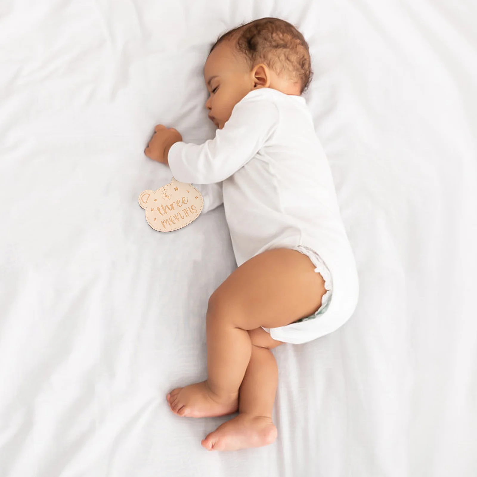 

14Pcs Wooden Baby Milestone Discs Safe Reusable Monthly Markers Infant Growth Gifts Baby Monthly Milestone Infant Growth Cards